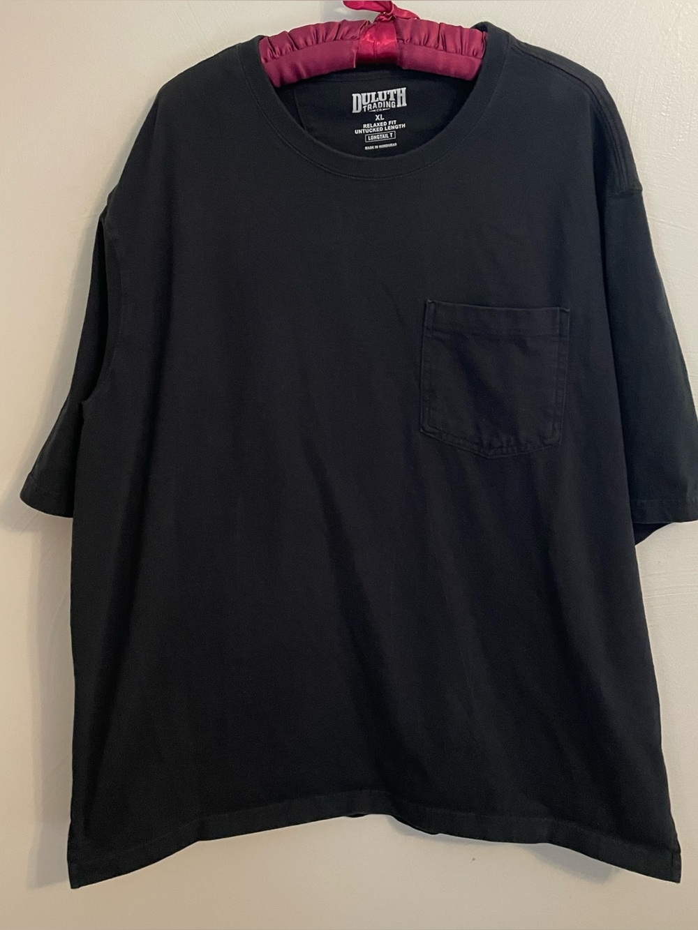 Duluth Trading Co. Black Relaxed Fit Untucked Length Size XL